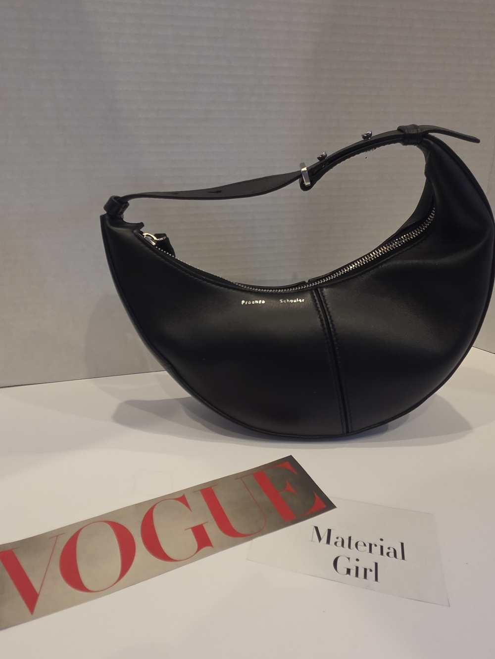 Proenza Schouler Black Mini Slide Shoulder Bag
